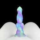 7.09in Fantasy Monster Dog Knot Silicone Soft Cock Dildo For Anus Dilator
