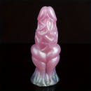 7.09in Hollow Penis Knot Silicone Soft Dildo For Flirting Toy For Couples