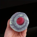 7.09in Hollow Penis Knot Silicone Soft Dildo For Flirting Toy For Couples