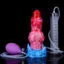 7.09in Inflatable Squirting Anal Silicone Soft Dildo For G-Spot Massage