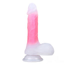 7.09in Lifelike Uncut Dildo With Moving Foreskin For Adults