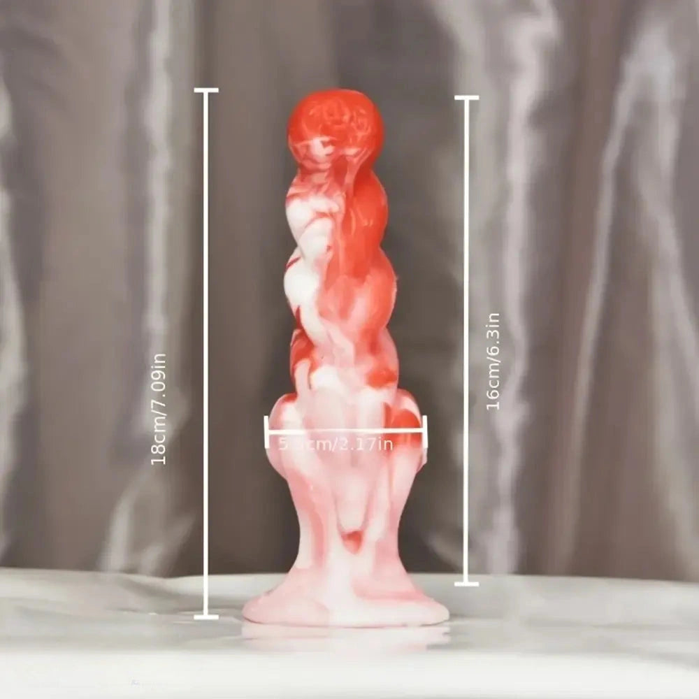 7.09in Luxe Silicone Female Sex Toy Fantasy Penis Dildo For Arousal Anal Play