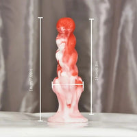 7.09in Luxe Silicone Female Sex Toy Fantasy Penis Dildo For Arousal Anal Play