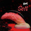 7.09in Odd-shaped Anal Plug Liquid Silicone Animal Monster Dildo
