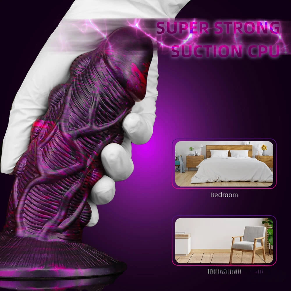 7.09in Premium Silicone Soft Spiked Dildo For Women Men Sex