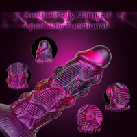 7.09in Premium Silicone Soft Spiked Dildo For Women Men Sex