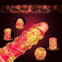 7.09in Premium Silicone Soft Spiked Dildo For Women Men Sex