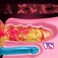 7.09in Premium Silicone Soft Spiked Dildo For Women Men Sex