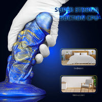 7.09in Premium Silicone Soft Spiked Dildo For Women Men Sex