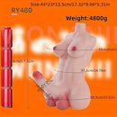 7.09in Real Dildo Shemale Sex Doll Torso Trans Sex Toy with Realistic Dildo