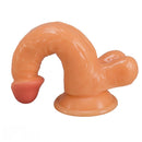 7.09in Real PVC Skin Anal Female Dildo For Sex Toy With Suction Cup