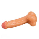 7.09in Real PVC Skin Anal Female Dildo For Sex Toy With Suction Cup