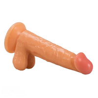 7.09in Real PVC Skin Anal Female Dildo For Sex Toy With Suction Cup