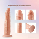 7.09in Real Vegetable Corn Dildo For Women Vagina With Sucker