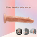 7.09in Real Vegetable Corn Dildo For Women Vagina With Sucker