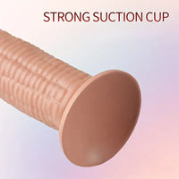 7.09in Real Vegetable Corn Dildo For Women Vagina With Sucker