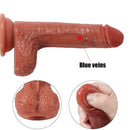 7.09in Realistic Flesh 7.09″ Soft Flexible Dildo Sex Toy For Adult