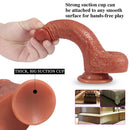 7.09in Realistic Flesh 7.09″ Soft Flexible Dildo Sex Toy For Adult