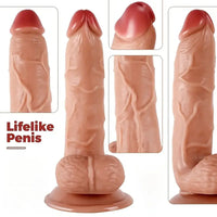 7.09in Realistic PVC Lifelike Penis Dildo For Female Masturbation