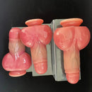 7.09in Realistic Suction Cup Male Thick Liquid Silicone Fantasy Anal Dildo
