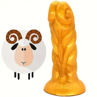 7.09in Sheet Animal Dildo For Women With Suction Cup Masturbator