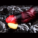 7.09in Silicone Cock Sleeve Knot Dildo Vibrating Hollow Cock Ring Sex Toy