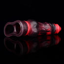 7.09in Silicone Cock Sleeve Knot Dildo Vibrating Hollow Cock Ring Sex Toy