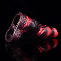 7.09in Silicone Cock Sleeve Knot Dildo Vibrating Hollow Cock Ring Sex Toy