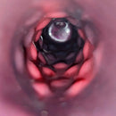 7.09in Silicone Cock Sleeve Knot Dildo Vibrating Hollow Cock Ring Sex Toy