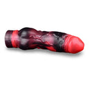 7.09in Silicone Cock Sleeve Knot Dildo Vibrating Hollow Cock Ring Sex Toy