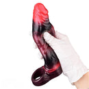 7.09in Silicone Cock Sleeve Knot Dildo Vibrating Hollow Cock Ring Sex Toy