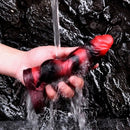 7.09in Silicone Cock Sleeve Knot Dildo Vibrating Hollow Cock Ring Sex Toy