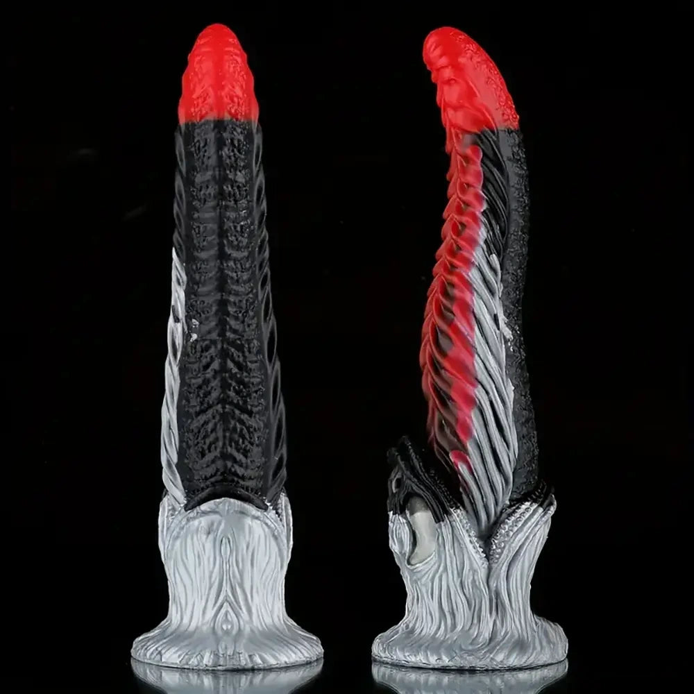 7.09in Silicone Flexible Monster Fantasy Dildo For Couples Lesbian