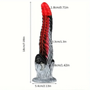 7.09in Silicone Flexible Monster Fantasy Dildo For Couples Lesbian