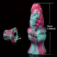 7.09in Silicone Soft Dildo Sleeve Penis Enlargement For Vaginal Sex Orgasm