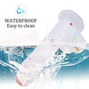7.09in Soft Jelly Colorful Particles Dildo Penis Stroker Dick Toy