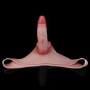 7.09in Strap on Dildo Pants Hollow Cock Sleeve For Women Men Sex