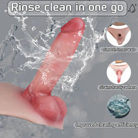 7.09in Strap on Dildo Pants Hollow Cock Sleeve For Women Men Sex