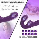 7.09in Strapless Strap On Double End Dildo Remote Control Vibrator