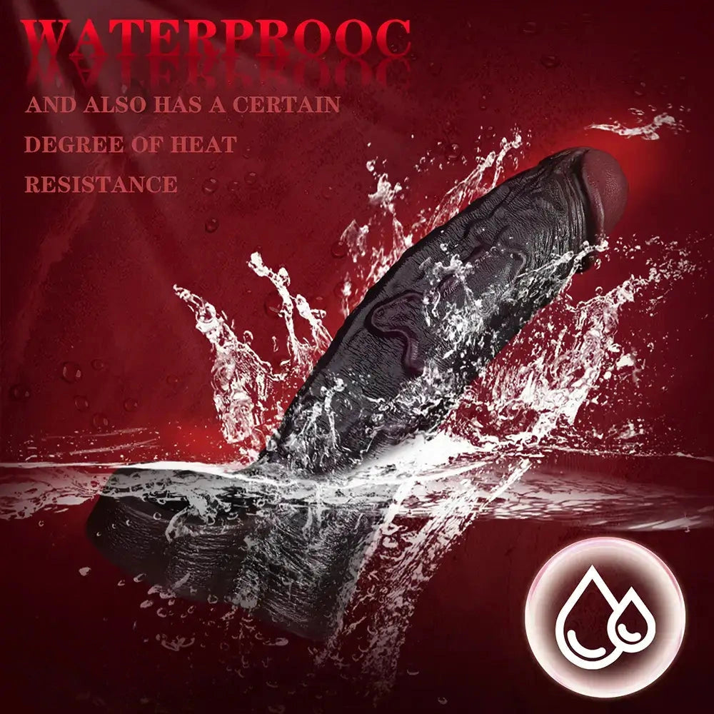 7.09in Ultra-soft Liquid Silicone Real Dildo Sleeve Reusable Penis Cover