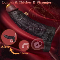 7.09in Ultra-soft Liquid Silicone Real Dildo Sleeve Reusable Penis Cover