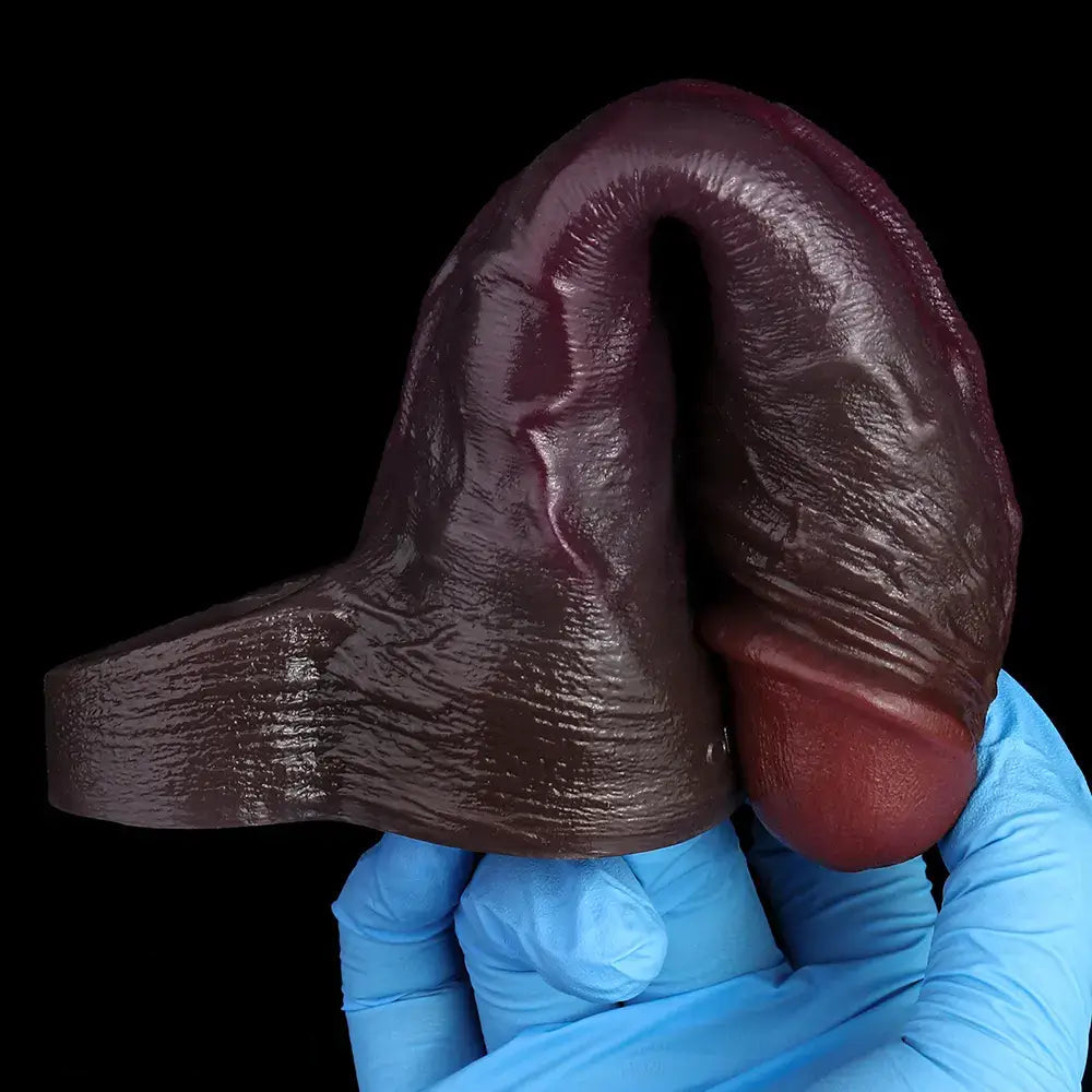 7.09in Ultra-soft Liquid Silicone Real Dildo Sleeve Reusable Penis Cover
