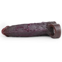 7.09in Ultra-soft Liquid Silicone Real Dildo Sleeve Reusable Penis Cover