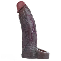 7.09in Ultra-soft Liquid Silicone Real Dildo Sleeve Reusable Penis Cover