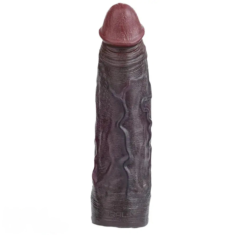7.09in Ultra-soft Liquid Silicone Real Dildo Sleeve Reusable Penis Cover