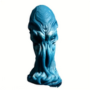 7.09in Unisex Soft Silicone Monster Alien Pattern Hands-Free Dildo