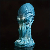 7.09in Unisex Soft Silicone Monster Alien Pattern Hands-Free Dildo