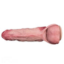 7.09in Vibrating Realistic Remote Silicone Hollow Dildo Sleeve Extender