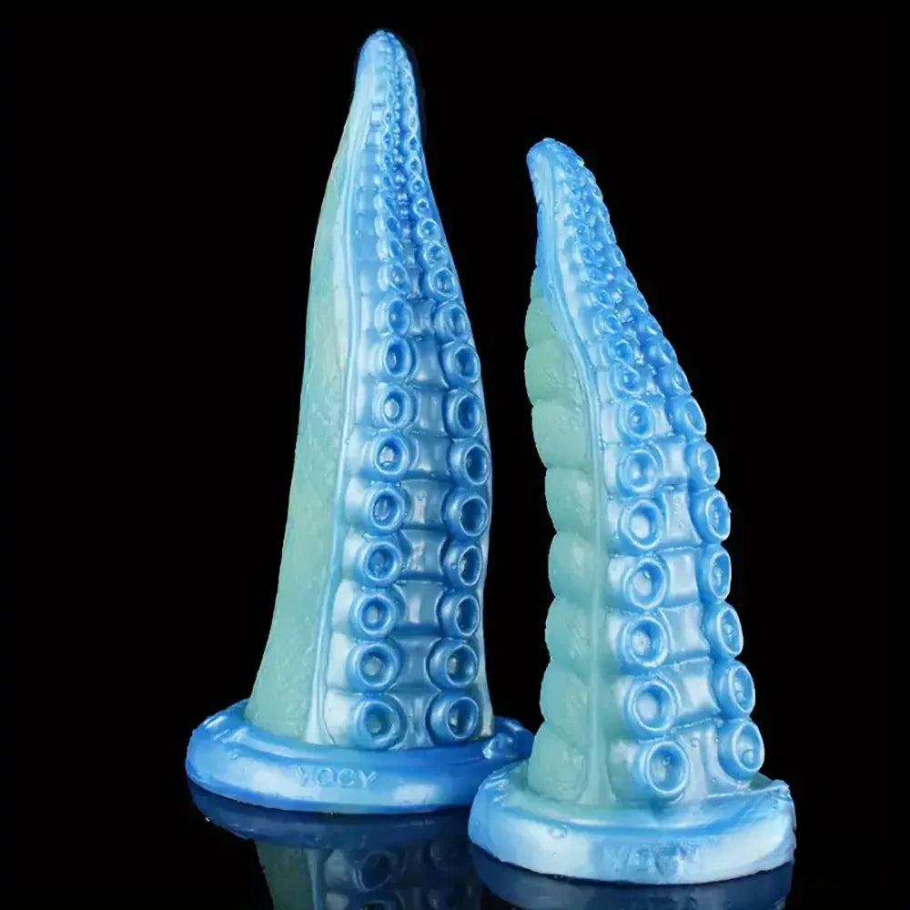 7.16in 9.05in Fantasy Monster Octopus Tentacle Silicone Soft Dildo