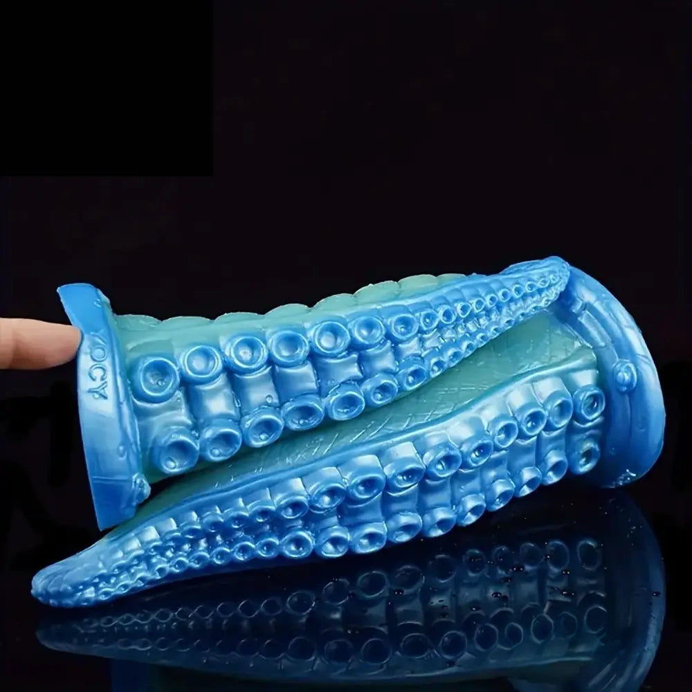 7.16in 9.05in Fantasy Monster Octopus Tentacle Silicone Soft Dildo